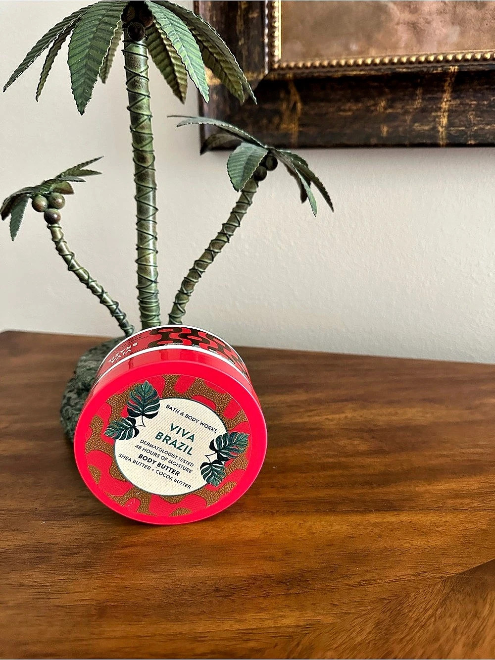 Bath & Body Works Viva Brazil Body Butter Red & Green Jar NWT